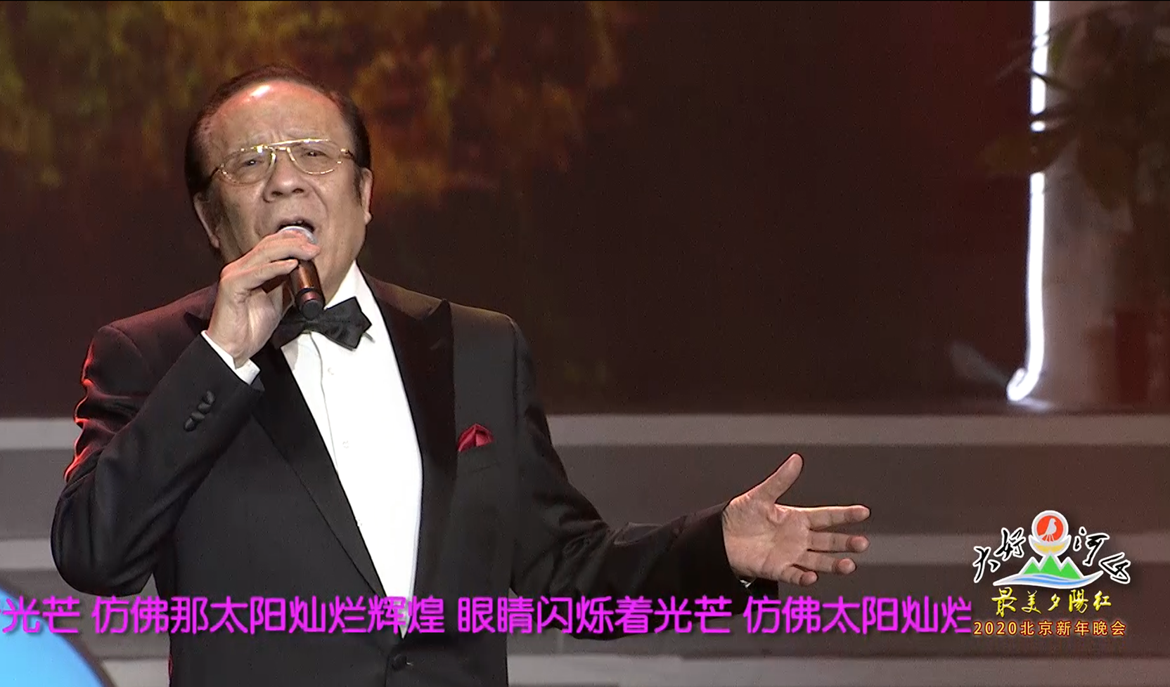 大好河山2020北京“最美夕阳红”新年晚会 歌曲《我的太阳》杨洪基